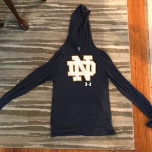 Norte dame Under armor light sweatshirt